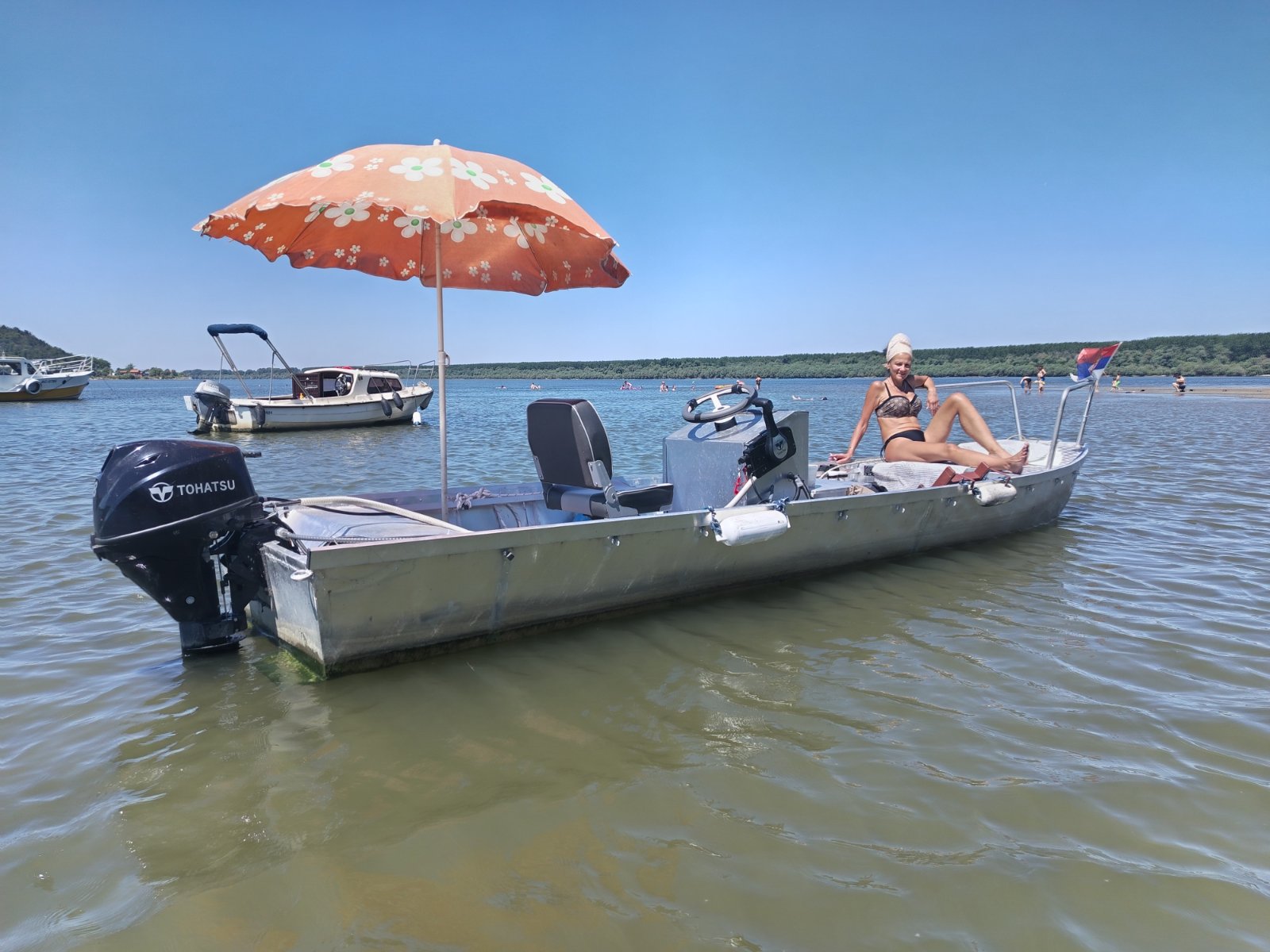 Aluminijumski Čamci šarac 550 sa komandama